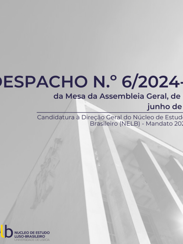 Eleições | Direção Geral 2025/2026