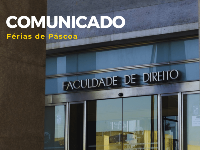 COMUNICADO | Férias de Páscoa