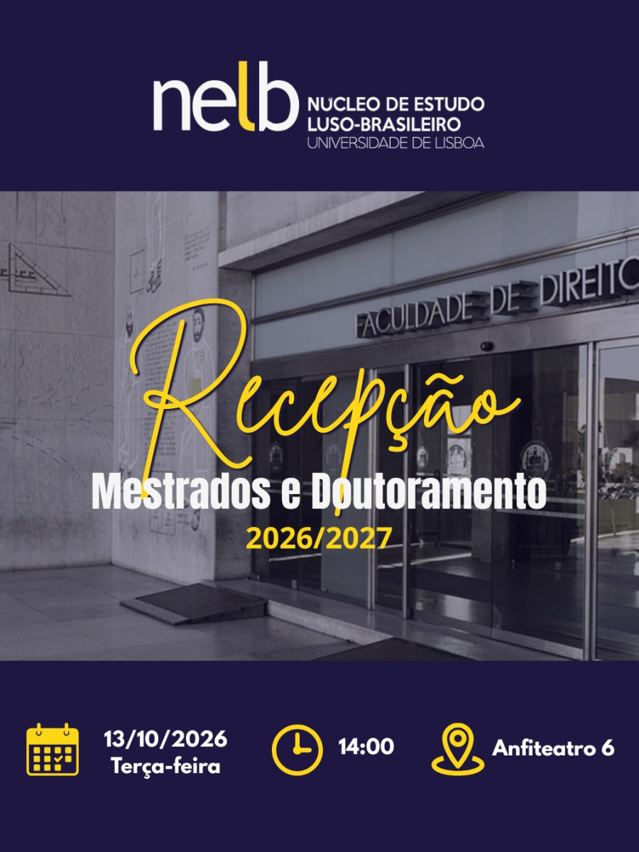 Recepção – Mestrados e Doutoramento 2026/2027